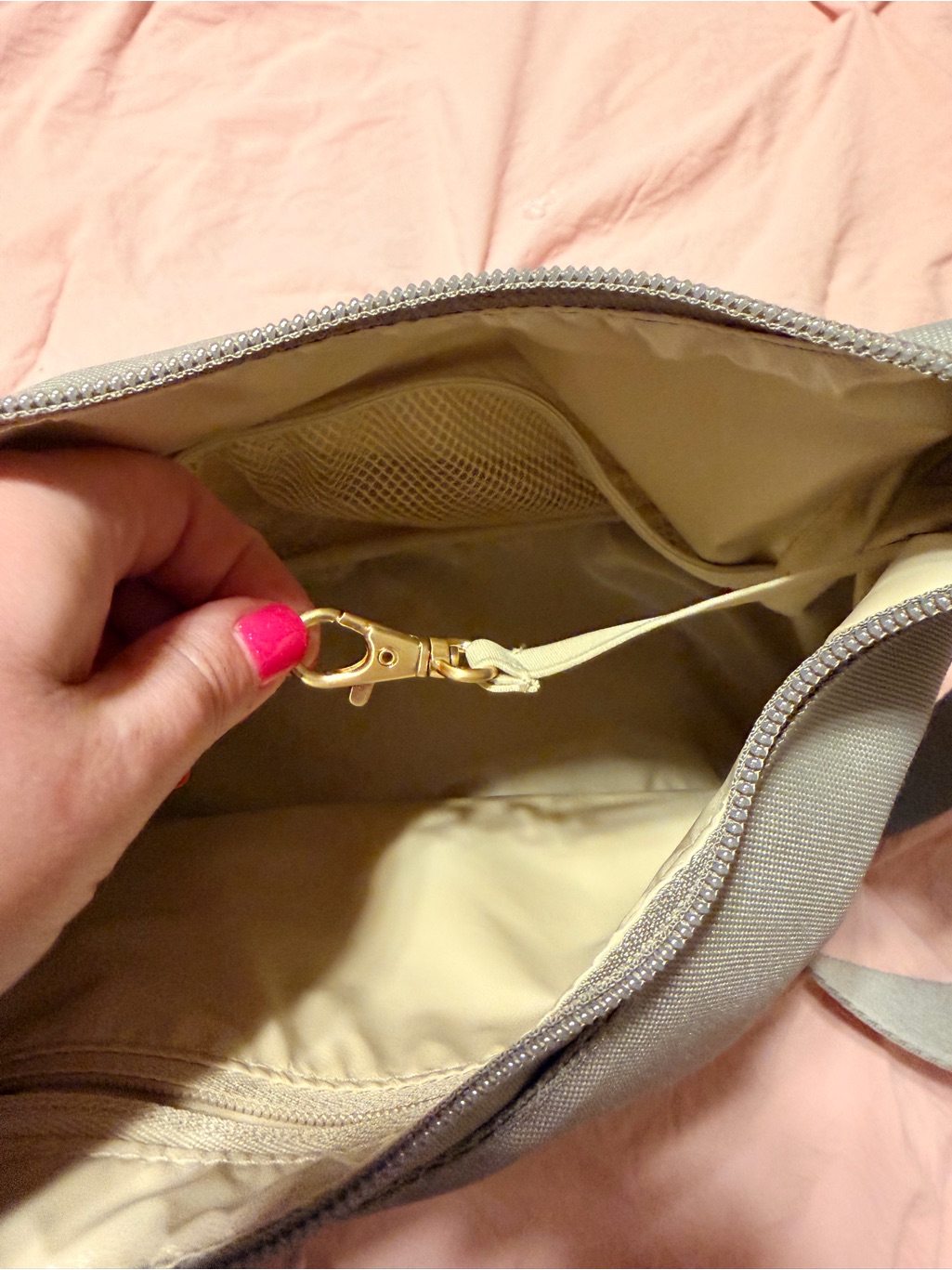 Canvelle Hobo Handbag Gray — image 7 of 8